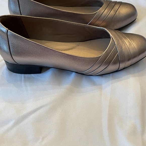 Clarks Collection copper metallic shoes 7W - Picture 4 of 6
